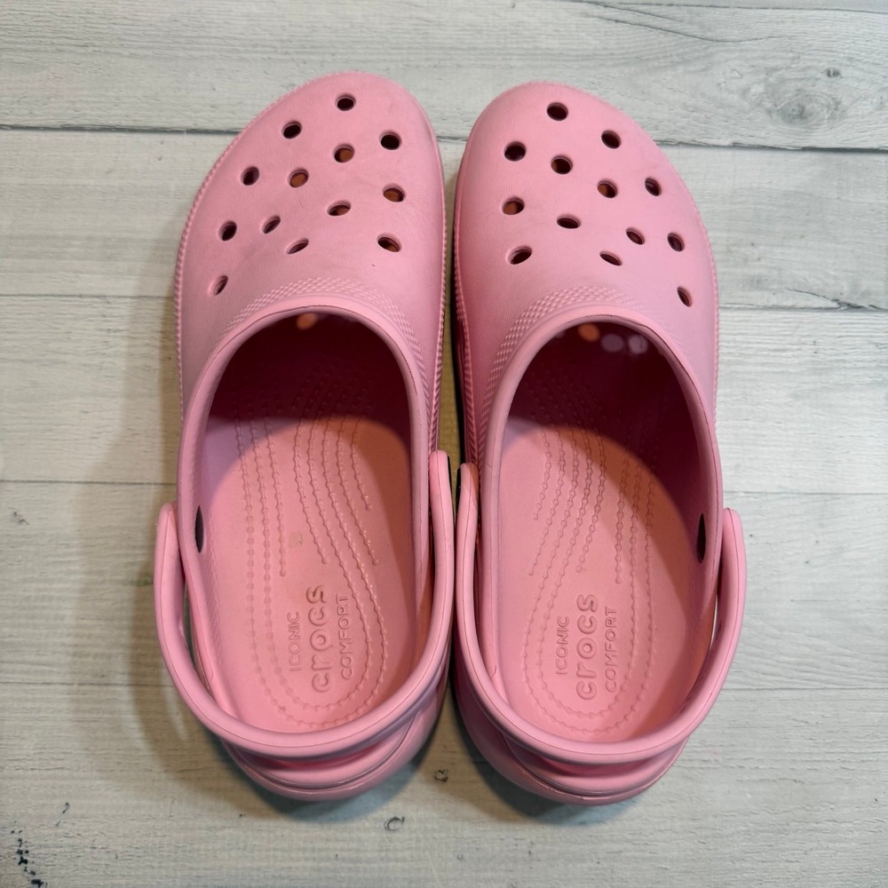 Crocs Classic Platform clog pink women's size 8 - Picture 3 of 12